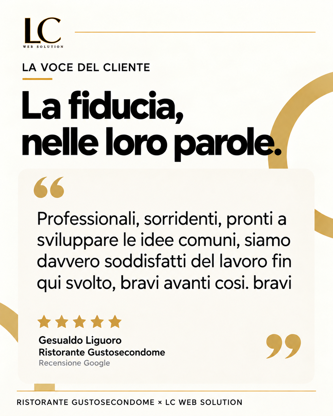 Recensione di Ristorante Gustosecondome